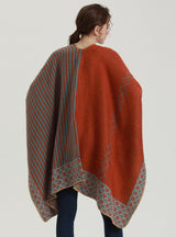 Striped Diamond-shaped Sweet Cloak