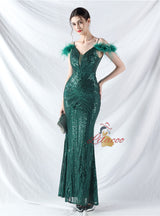 Sequins Mermaid Sequins Prom Dress