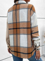 Long Sleeve Color Matching Jacket