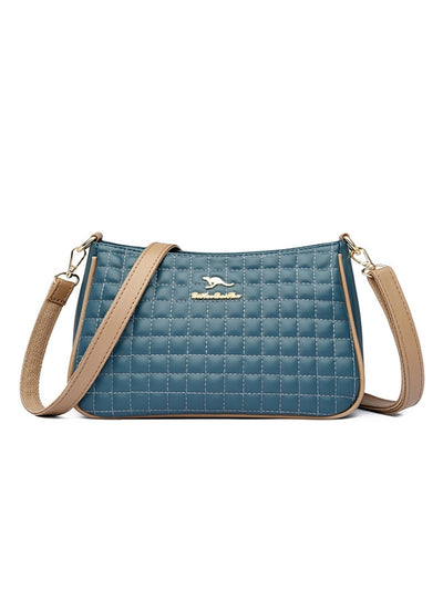 Plaid Messenger Bag Simple Shoulder Bag