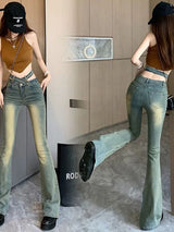 Cross High Waist Micro-pull Jeans