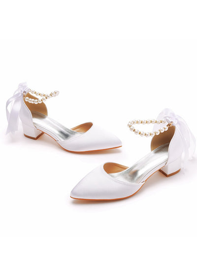 4 cm Pointed Thick Heel Sandals