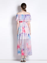 Holiday Retro Floral Beach Dress