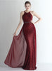 Halter Mermaid Sequins Prom Dress