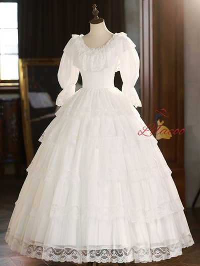 Ball Gown Tulle Lace Wedding Dress
