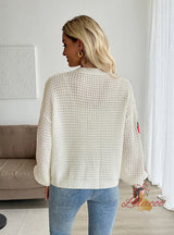 Leisure Strawberry Jacquard Sweater