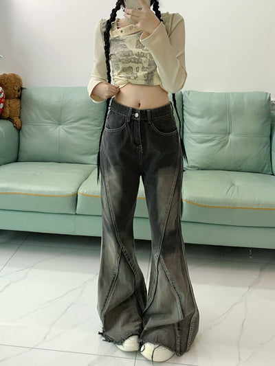 Women Gradual Flared Jeans