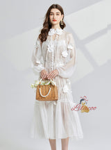 Heavy Industry Three-dimensional Flower Dress