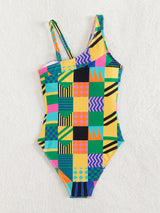 Beach Printed Swimsuit One-piece Bikini