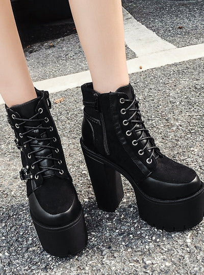 Thick-heeled Thick-soled Nightclub Ultra-high Boots