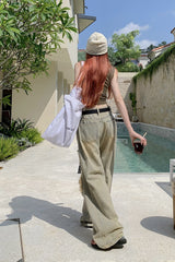 Irregular Hole Denim Pant