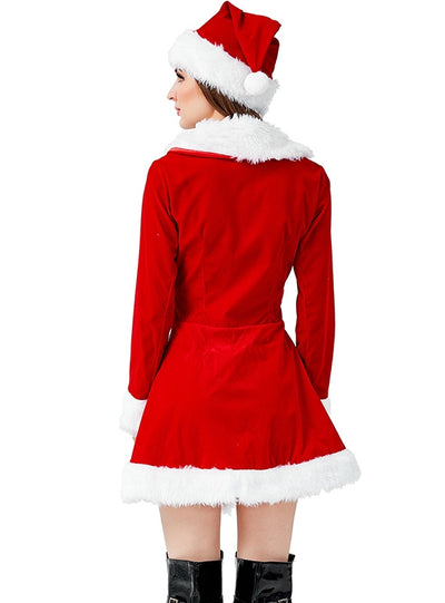 Christmas Red Long Sleeve Custome
