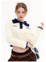 Long Sleeve Lapel Sweater