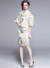 Temperament Slim Retro Summer Dress