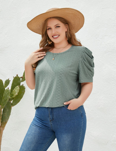 Loose Round Neck Short Sleeve T-shirt