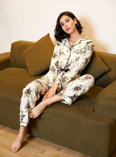 Printed Long-sleeved Clothing Suit