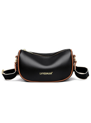 Soft Leather Slung Shoulder Bag