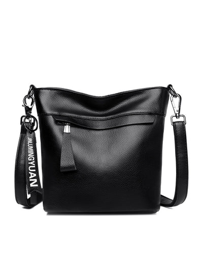 Soft Leather Large Capacity Commuter Handbag