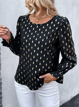 Long-sleeved Blouse Shirt