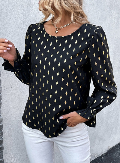 Long-sleeved Blouse Shirt