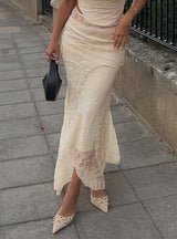 Sexy Mermaid Lace Irregular Skirt