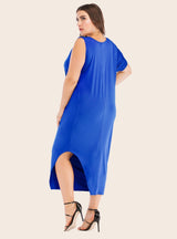 Irregular Elastic Temperament Long Dress