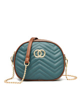 One-shoulder Diamond Mini Chain Bag