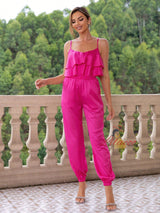 Casual Two-piece Pleated Pocket Suit