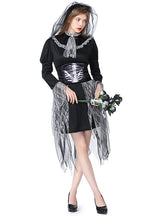 Black Lace Skull New Halloween Costume