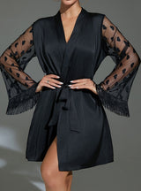 Gauze Pajamas Gown Ice Silk Nightdress