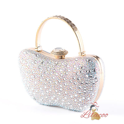 Diamond-encrusted Dinner Bag Clutch Bag