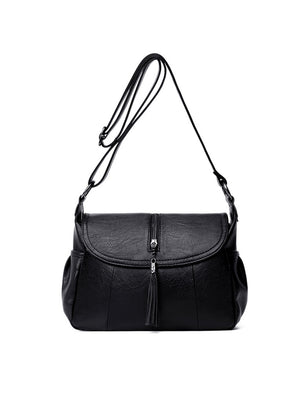 Shoulder Bag Fringed Soft Leather Crossbody Bag