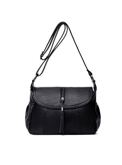 Shoulder Bag Fringed Soft Leather Crossbody Bag