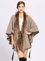 Belt Cardigan Shawl Woolen Coat