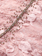Pink Tulle Lace Mother Of The Bride Dress