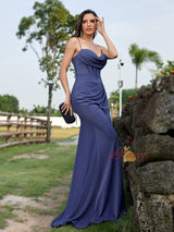 Sexy Backless Split Prom Dress