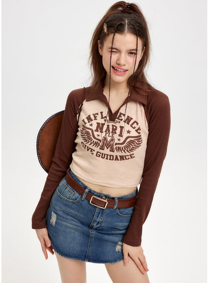 Short Long-sleeved Shirt T-shirt