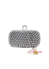 Diamond-studded Slung Handbag