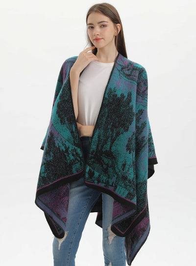 Ladies Shawl Warm Cardigan Cloak