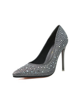 Pointed Diamond Rhinestone Wedding Shoes