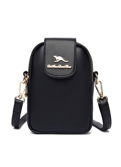 Shoulder Slung Double-compartment Mobile Phone Bag