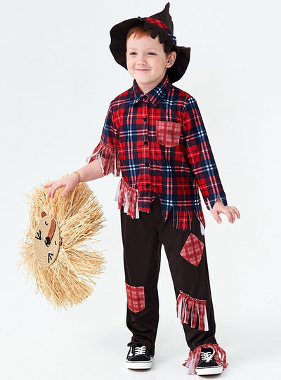 Halloween Costume Scarecrow Boy Cosplay