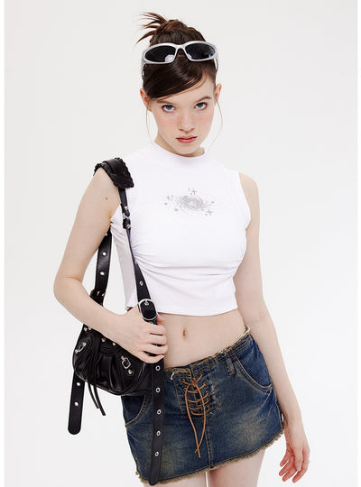 Sleeveless Slim Vest Top