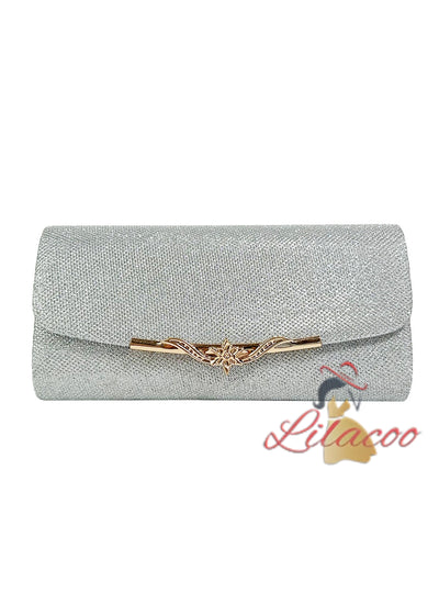 Tin Trim Dinner Clutch Bag