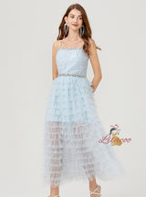 Heavy Industry Three-dimensional Flower Dress