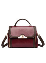 Large-capacity Wax Leather Portable Messenger Bag