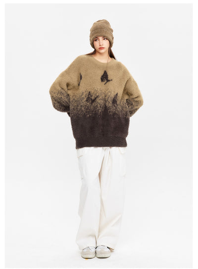 Butterfly Pattern Warm Sweater