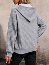 Long Sleeve Casual Hoded Pullover