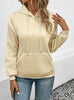 Leisure Hooded Pullover Pocket Top