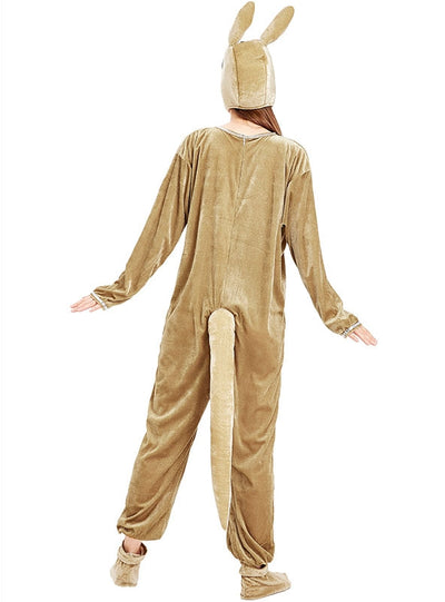 Conjoined Kangaroo Animal Flannel Pajamas